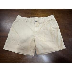 Chubbies Khaki Chino Shorts Men 33 Tan Regular Cotton Preppy Neutral Faternity